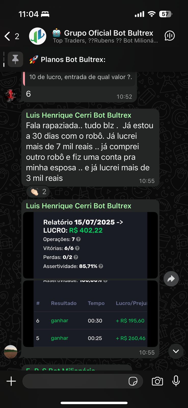 Resultado de trader